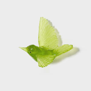 Glass Birds: Tomtit / Kōmiromiro - Lime