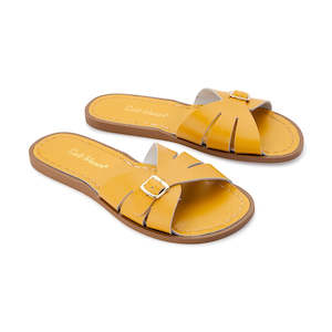 Saltwater "Classic" Slide Sandals - Mustard