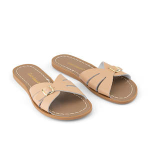 Saltwater "Classic" Slide Sandals - Latte