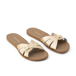 Saltwater "Classic" Slide Sandals - Gold