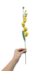 Crocheted Lily of the Valley - Yellows