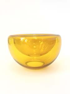 Handblown Glass Mini "Fulvio" Bowl - Brilliant Gold
