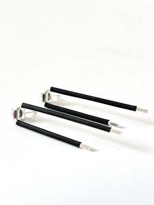 Jewellery Earrings Studs: Fused Rubber Parallel Bars Earrings