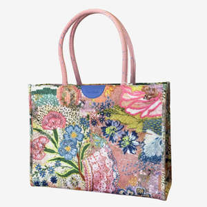Fleur Woods Art: 'Meadow' Boxy Tote by Fleur Woods