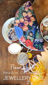 'Meadow' Jewellery Case by Fleur Woods