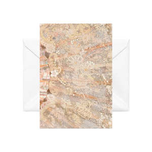 Fleur Woods Art: Card by Fleur Woods - Peace Fan