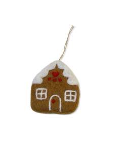 Felt Gingerbread House Decoration