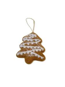 Store17: Felt Gingerbread Tree Decoration