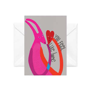 "You Feel Like Home" - Illustrated Card by Studio Soph