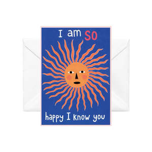 Studio Soph: Happy I Know You - illustrated card by Studio Soph