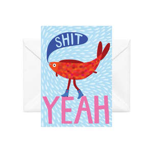 Studio Soph: Shit Yeah - illustrated card by Studio Soph