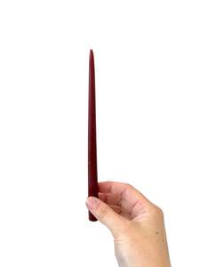Homewares: Mini Beeswax Taper Candle - Red (A)