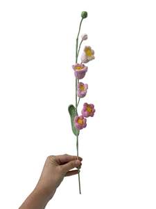 Homewares: Crocheted Lily of the Valley - Pinks