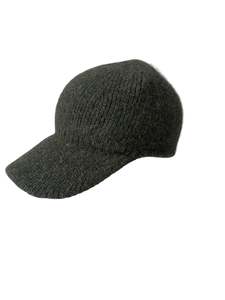 Possum Merino Peak Cap - Moss