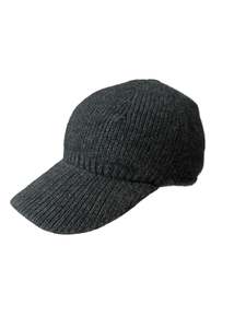 Possum Merino Peak Cap - Charcoal