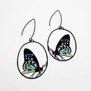 Jewellery: Midi Cairns Birdwing Butterfly Earrings