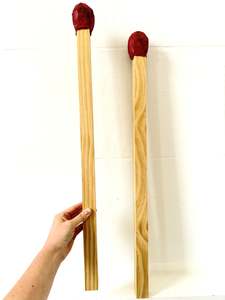 Art Objects: Matchstick Head Artworks - 68cm Small Pair (25109)