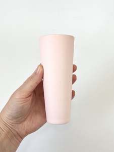 Pink Porcelain Vessel - One of a Kind Ceramic - Skinny 5.5 x 13.5cm