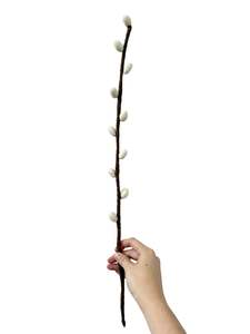 Bud Stem - NZ Felted Wool - White