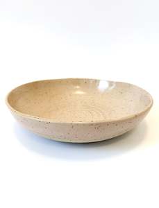 Ceramics: Ceramic Salad Bowl - Pink