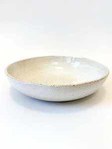 Ceramics: Ceramic Salad Bowl - White