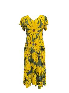Products: "Lucia" Dress - Yellow Flower Print