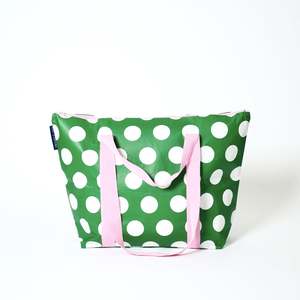 Medium Zip Tote Bag - Polka Dot