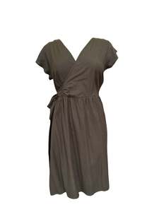 "Kelsey" Mini Dress - Khaki Blend