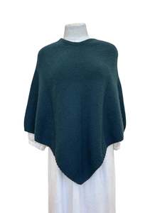 Scarves: Possum Merino Poncho - Tasman