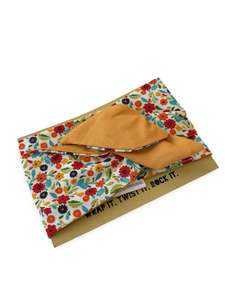 Gerty Brown: Girlband - Autumn Petite Florals / Pastel Orange