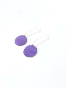 Lovefool Jewellery: Comet Drop Earrings - Violet