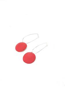 Lovefool Jewellery: Comet Drop Earrings - Red