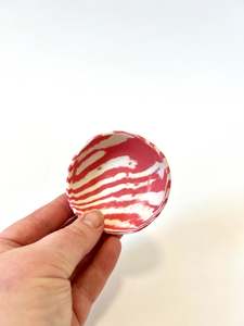 Mystery Creek Ceramics: Ceramic Nerikomi Tiny Dish - Red