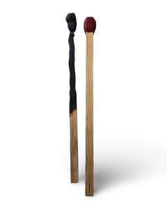 Products: Large 1.3m Oversize Pair of Matchstick Artworks by Liz McAuliffe (26088)