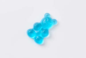 Glassware: Pale Blue Gummy Bear - Glass Candy Artwork by Simon Lewis Wards