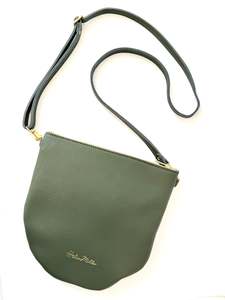 Party Pouch Handbag - Meadow Green Leather