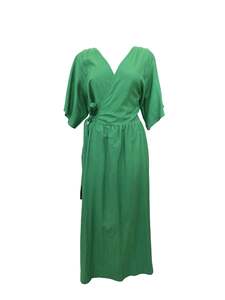 "Kelsey" Dress - Grass Green Blend