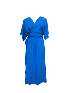 Clothing: "Kelsey" Dress - Electric Blue Blend