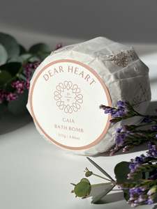 Bath Bomb - Gaia; Sandalwood, Orange & Vanilla