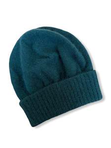 Products: Possum Merino Turn Back Beanie - Tasman