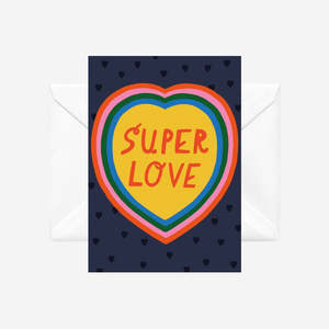 Products: Super Love - illustrated card by Crissie Rodda