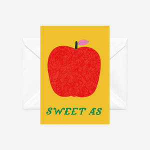 Sweet As - illustrated card by Crissie Rodda