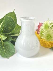 Glassware: White Bubble #2 Mother's Day Vase by Keith Grinter - Exclusive to Inc Store