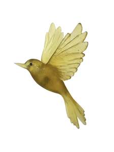 Glassware: Fernbird / Mātātā - Chardonnay - Glass artwork by Luke Jacomb