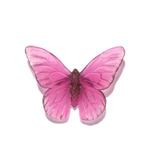 Gold Amethyst Glass Butterfly Artwork - Monarch - by Luke Jacomb