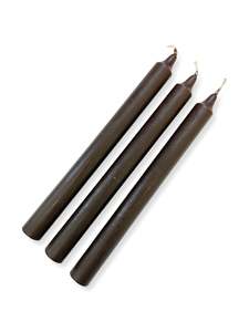 Products: Chocolate Brown Coloured Candle - 240mm