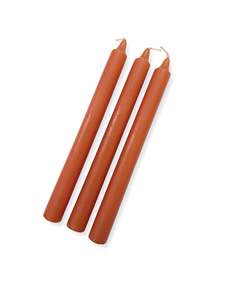 Products: Burnt Orange Coloured Candle - 240mm