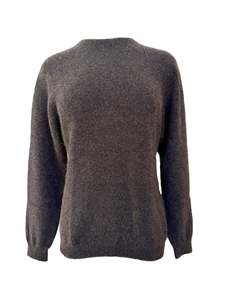 Clothing: Spry Jumper Possum Merino - Brown Marl
