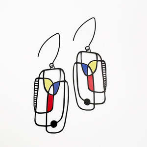 Art School Drop Out earrings in Primary