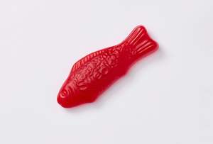 Strawberry Swedish Fish - Glass Candy artwork by Simon Lewis Wards